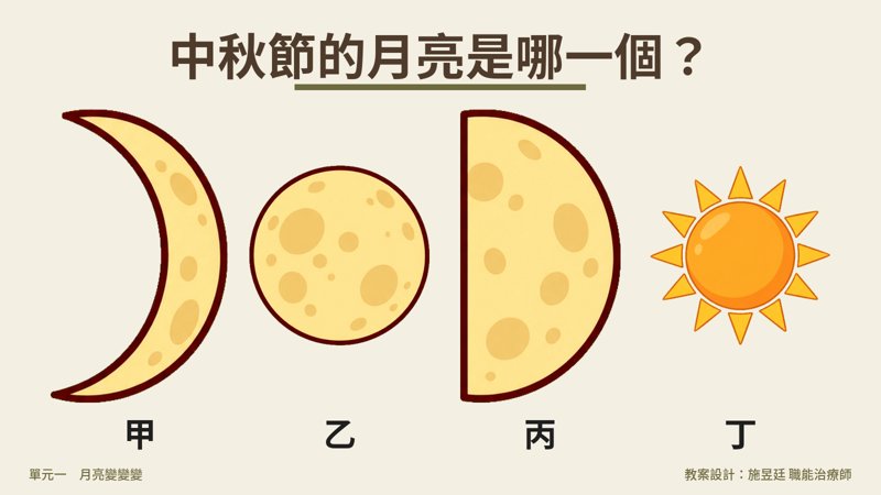 中秋節的月亮是哪一個？題目頁